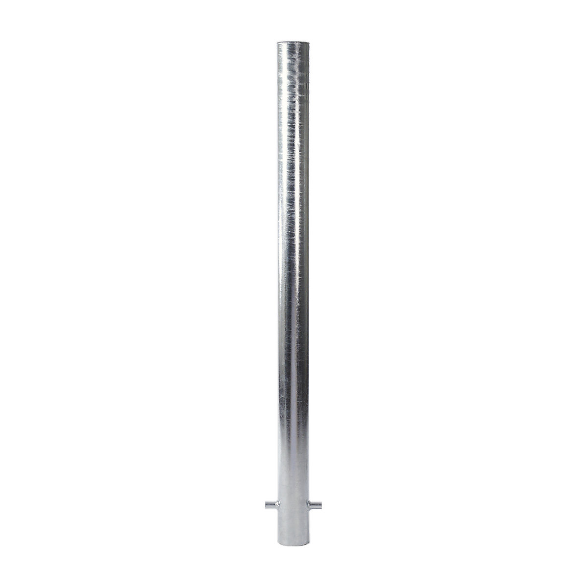 Autopa Stainless Steel Plain & Galvanised Round Fixed Bollards, Autopa Stainless Steel Plain & Galvanised Round Fixed Bollards, Autopa Plain Round Fixed Bollard | 1400h x 114w mm | Galvanised | Concrete-In-0