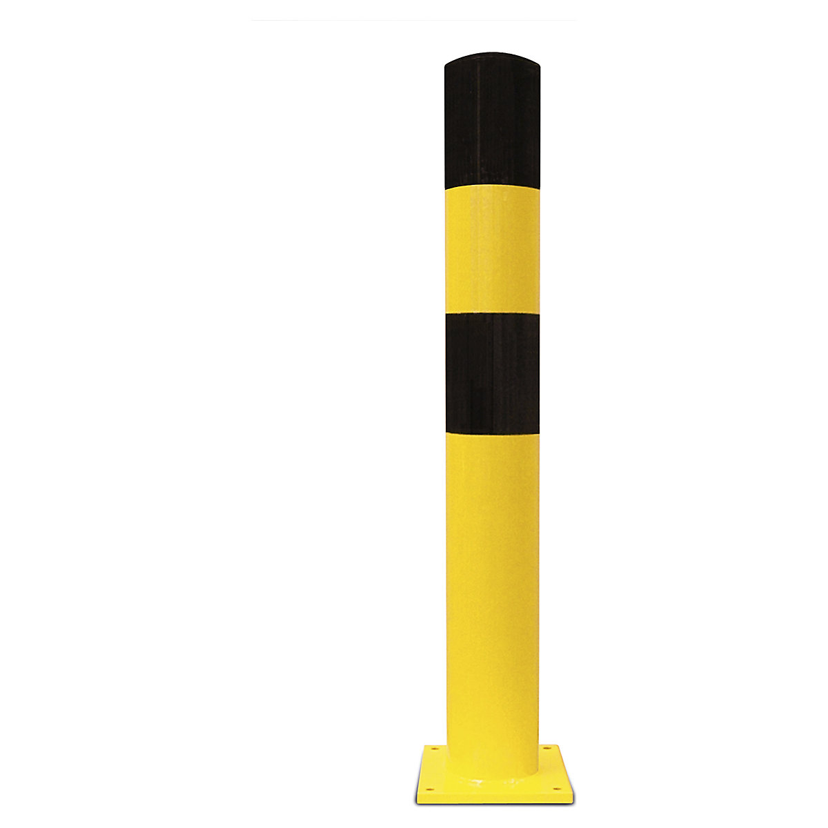 Heavy Duty Bollards, Heavy Duty Bollards, BLACK BULL Heavy Duty Bollard | 273mm Dia. x 1200h mm | Yellow/Black | Surface Fix-0