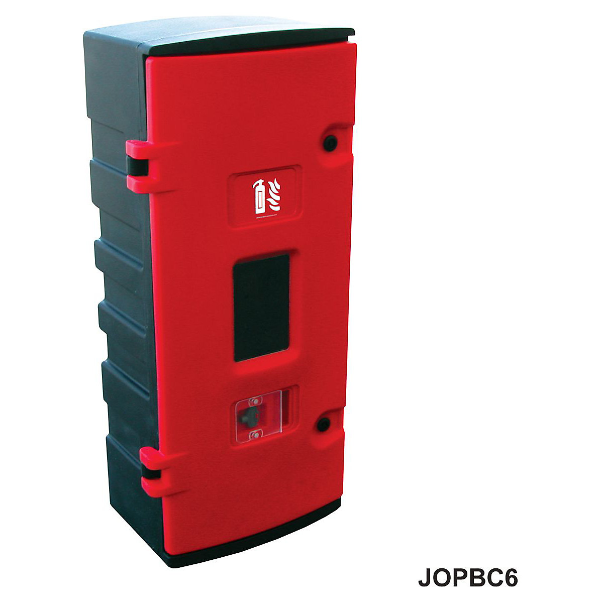 Plastic Breakglass Cabinets, Plastic Breakglass Cabinets, Plastic Breakglass Cabinet 950h x 425w x 280d mm Red/Black-1
