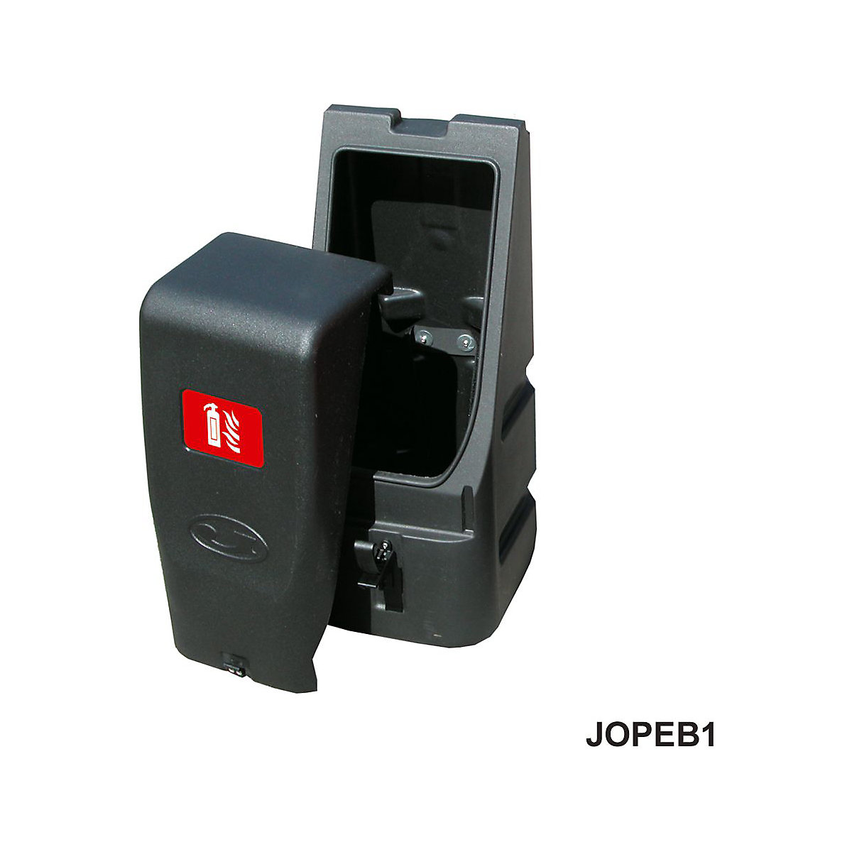 Plastic Extinguisher Boxes, Plastic Extinguisher Boxes, Plastic Extinguisher Box 680h x 260w x 260d mm Black-0