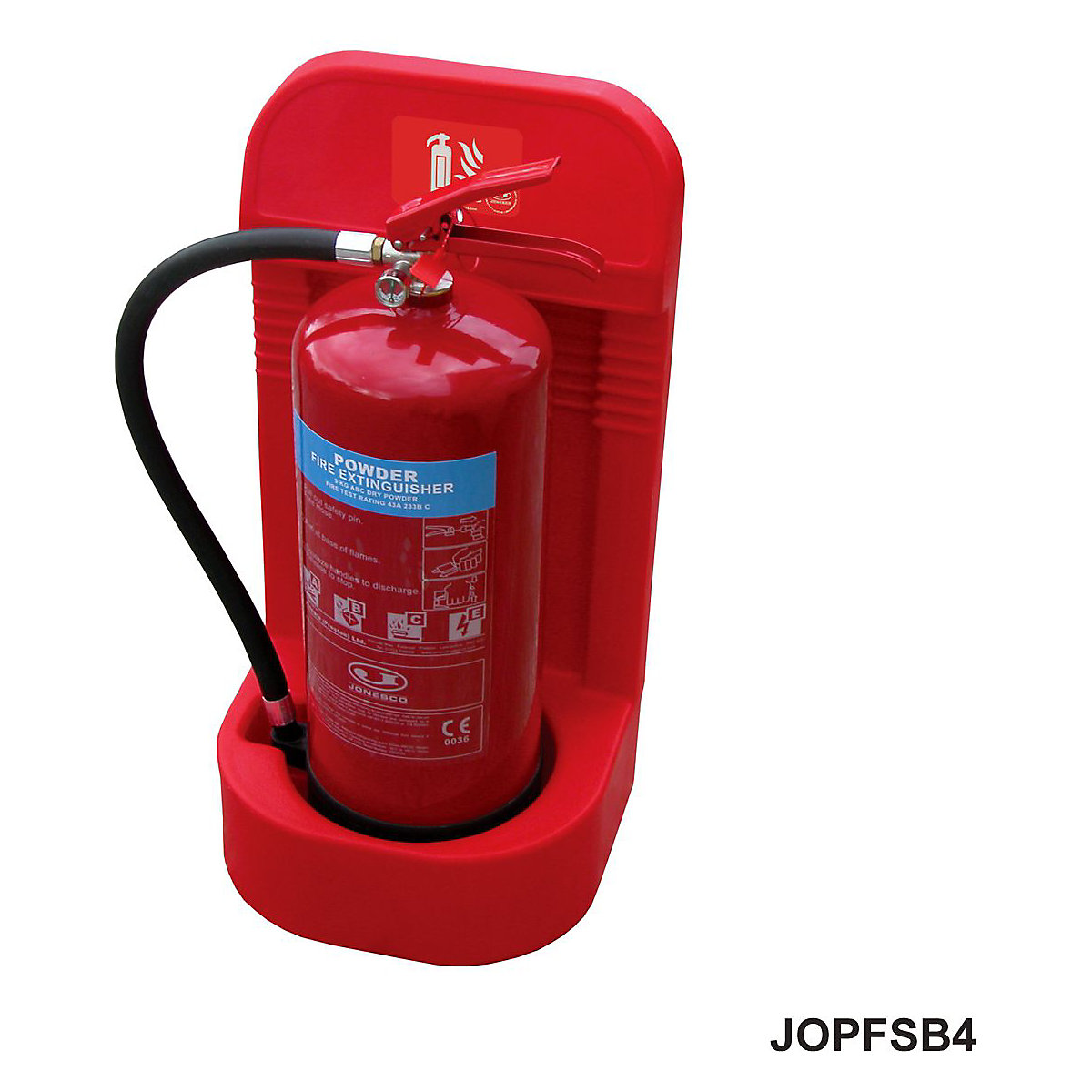 Plastic Firepoint Stands With Back (Product illustration 4)-3