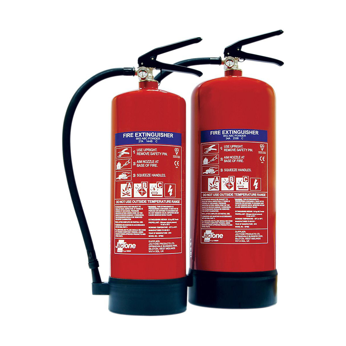 Standard ABC Dry Powder Fire Extinguishers (Product illustration 2)-1