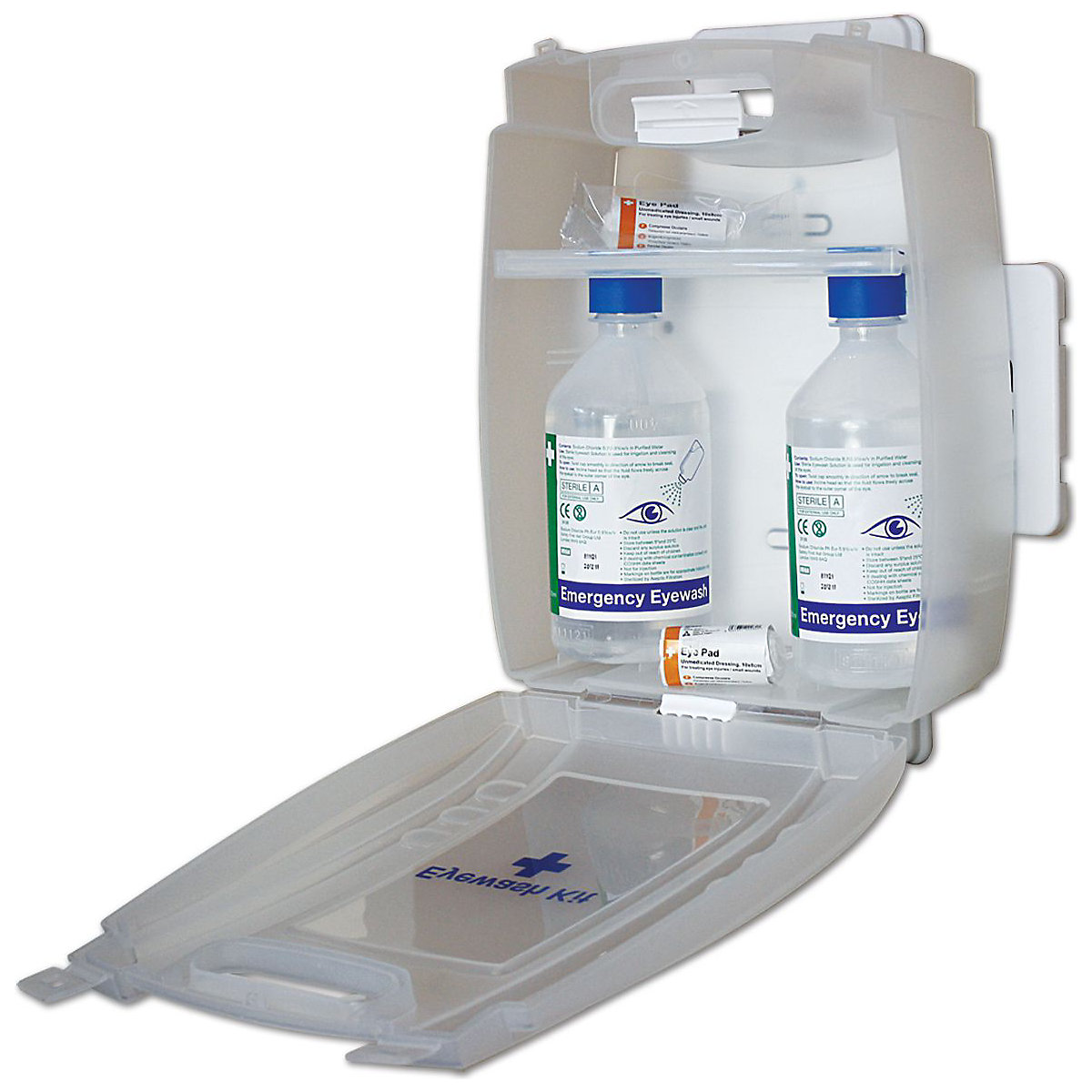Emergency Eyewash cabinet (Medium Evolution Case) with bracket (Product illustration 2)-1