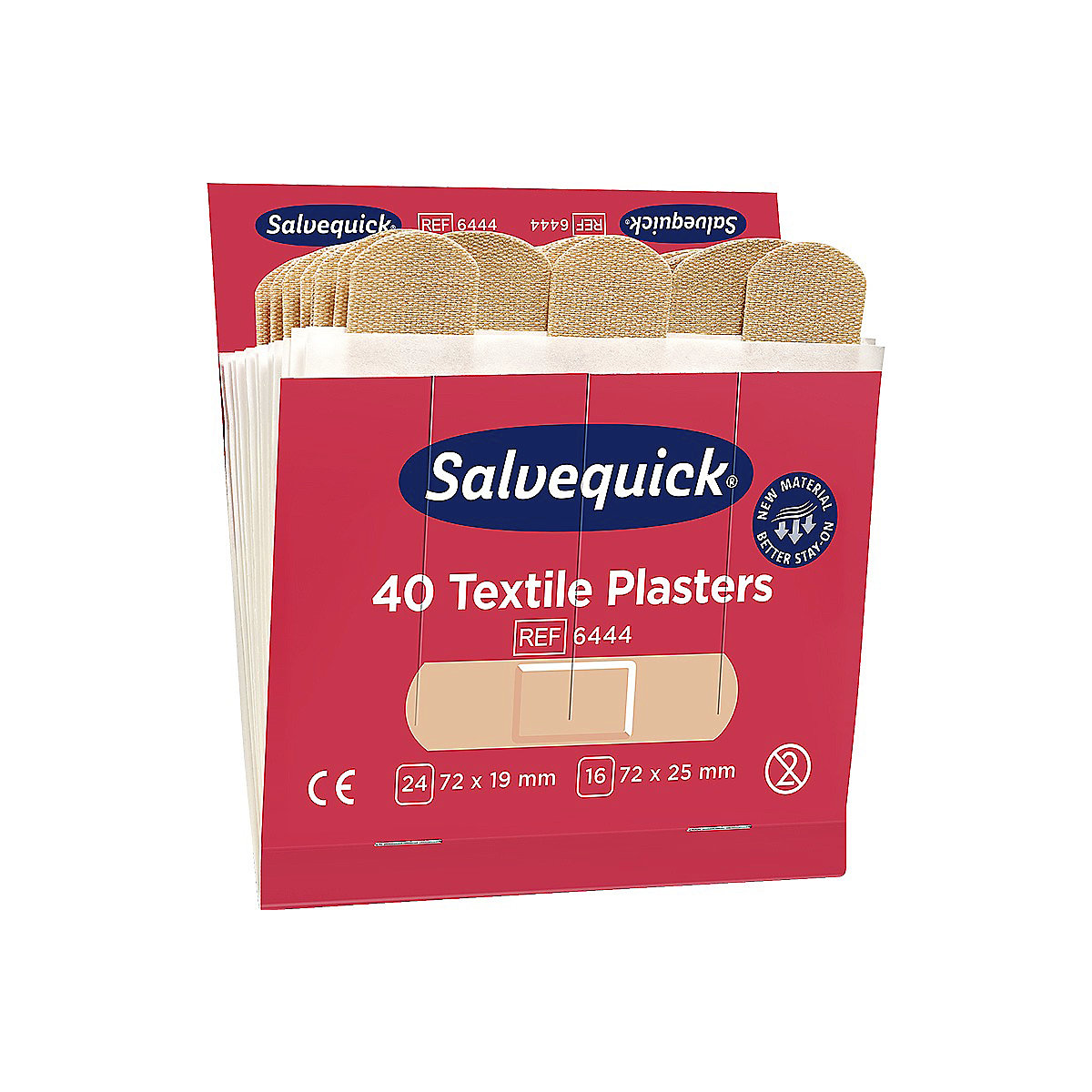 Salvequick Plaster Refills, Salvequick Plaster Refills, Salvequick Plaster Refill | 6 x 40 fabric plasters-1