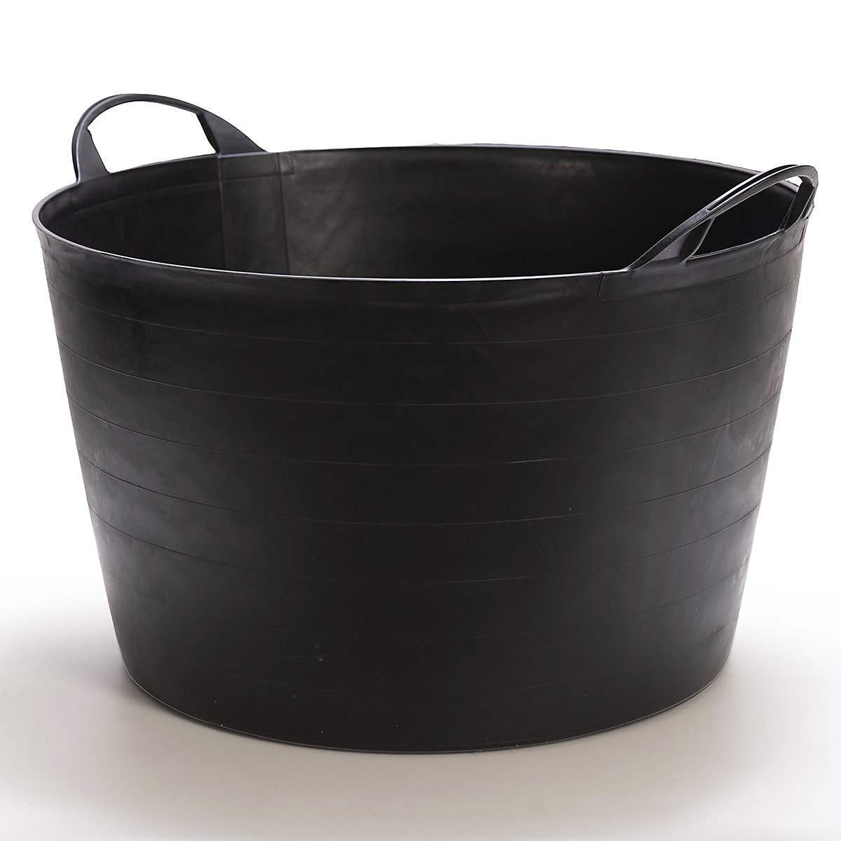 BiGDUG Essentials Flexi Tubs, BiGDUG Essentials Flexi Tubs, BiGDUG Essentials Flexi Tub | 380h x 560w x 615d mm | 65 Litre | Recycled Black | Pack of 1-12