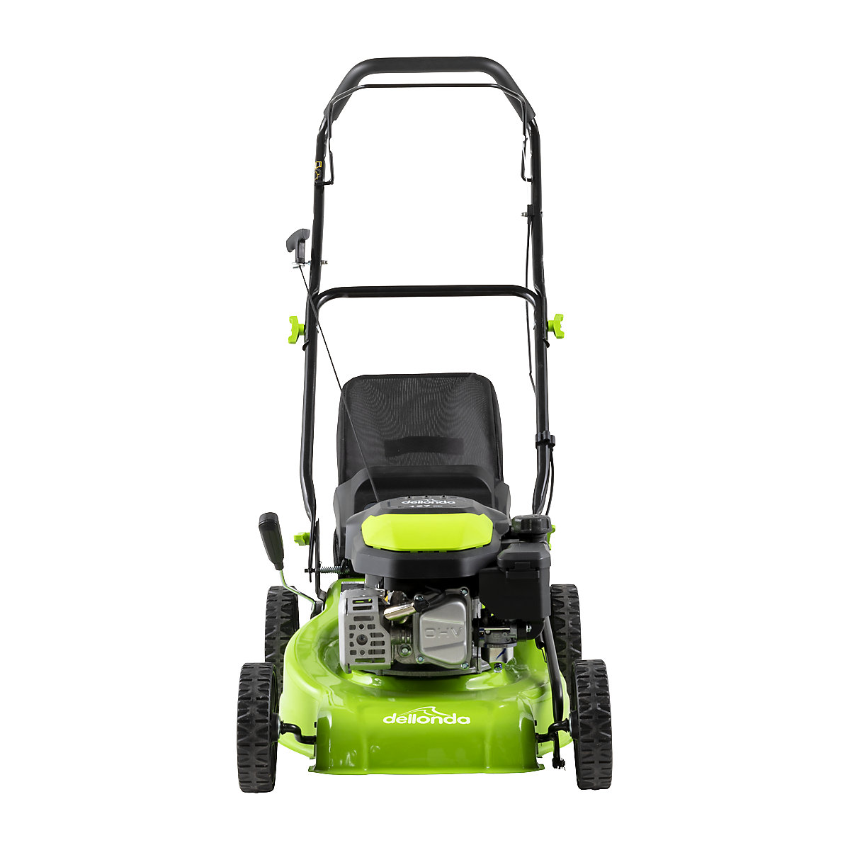 Dellonda Hand-Propelled Petrol Lawn Mower (Product illustration 2)-1
