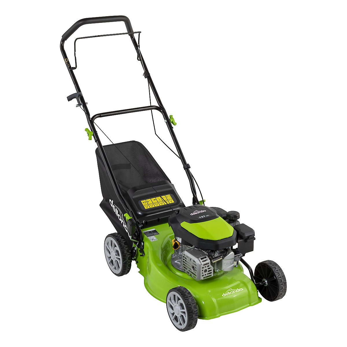 Dellonda Hand-Propelled Petrol Lawn Mower (Product illustration 5)-4