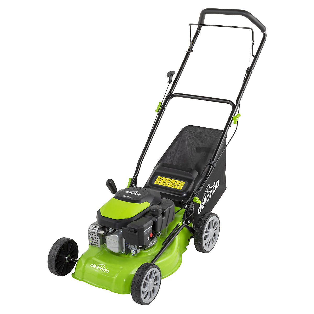 Dellonda Hand-Propelled Petrol Lawn Mower (Product illustration 7)-6
