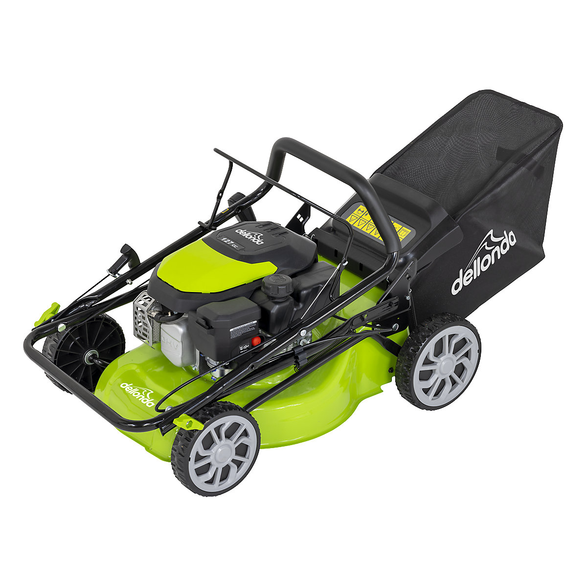 Dellonda Hand-Propelled Petrol Lawn Mower (Product illustration 8)-7