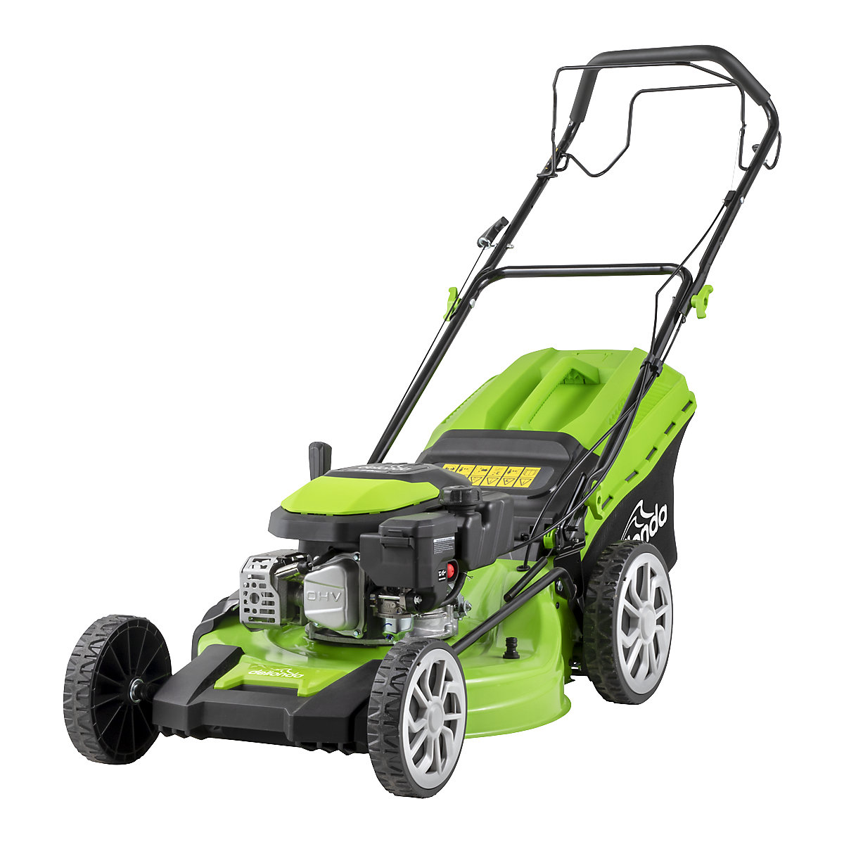 Dellonda Self-Propelled Petrol Lawn Mower with Height Adjustment & Grass Bag