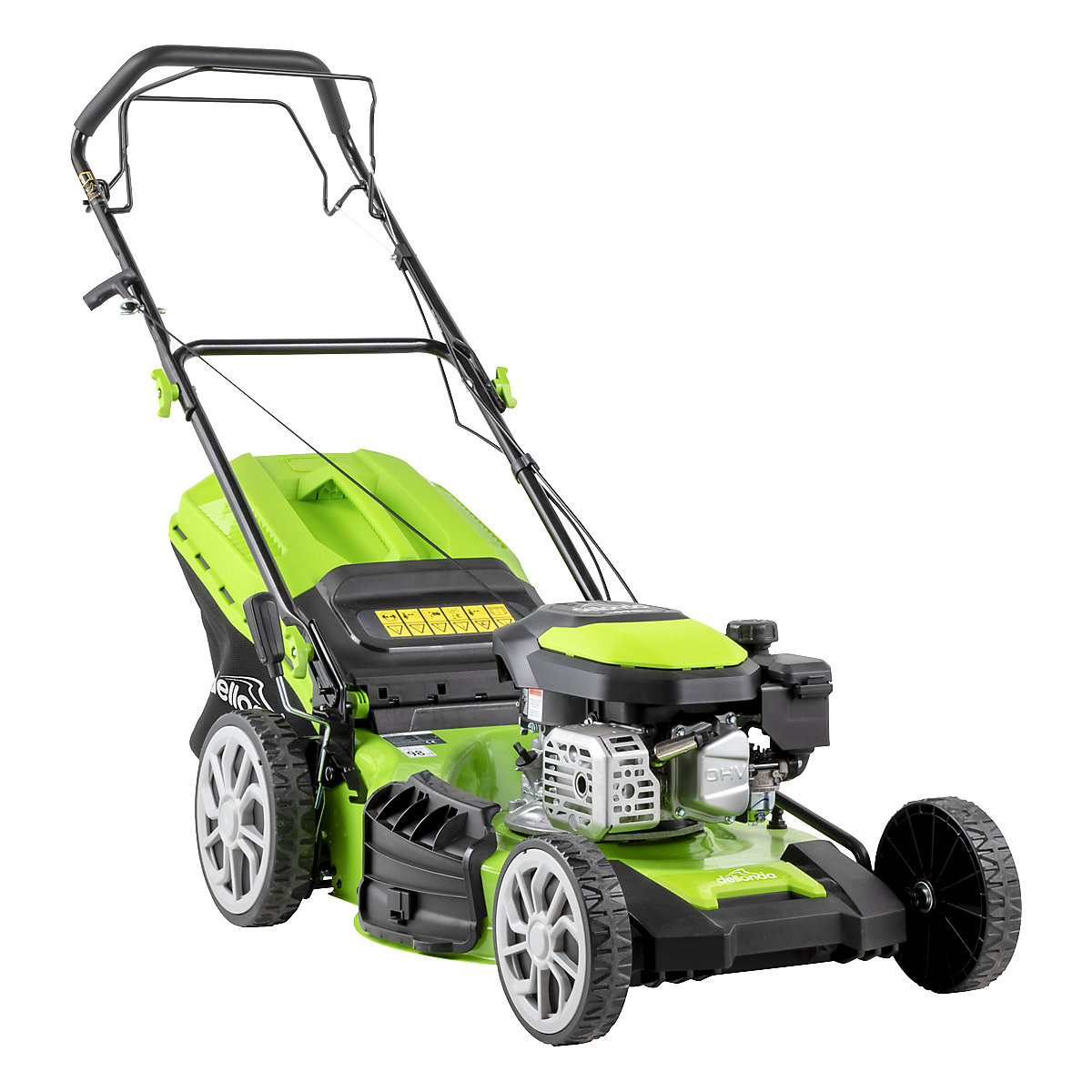 Dellonda Self-Propelled Petrol Lawn Mower with Height Adjustment & Grass Bag (Product illustration 4)-3
