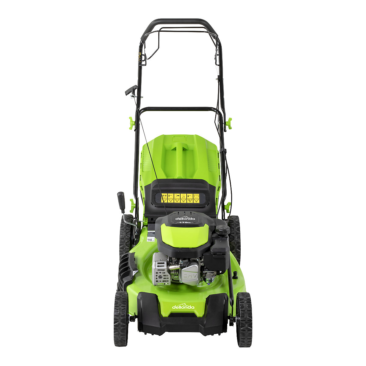 Dellonda Self-Propelled Petrol Lawn Mower with Height Adjustment & Grass Bag (Product illustration 7)-6
