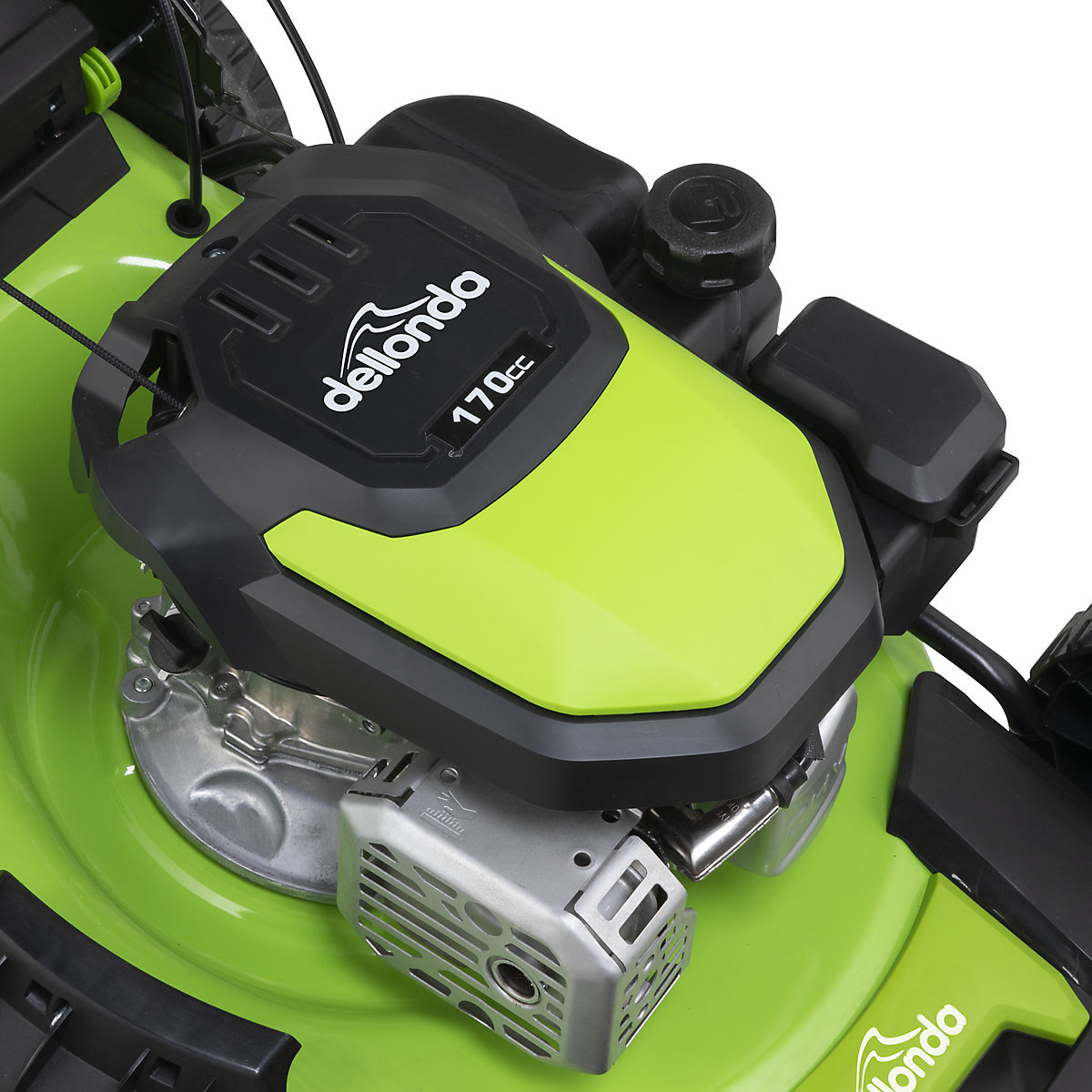 Dellonda Self-Propelled Petrol Lawn Mower with Height Adjustment & Grass Bag (Product illustration 10)-9
