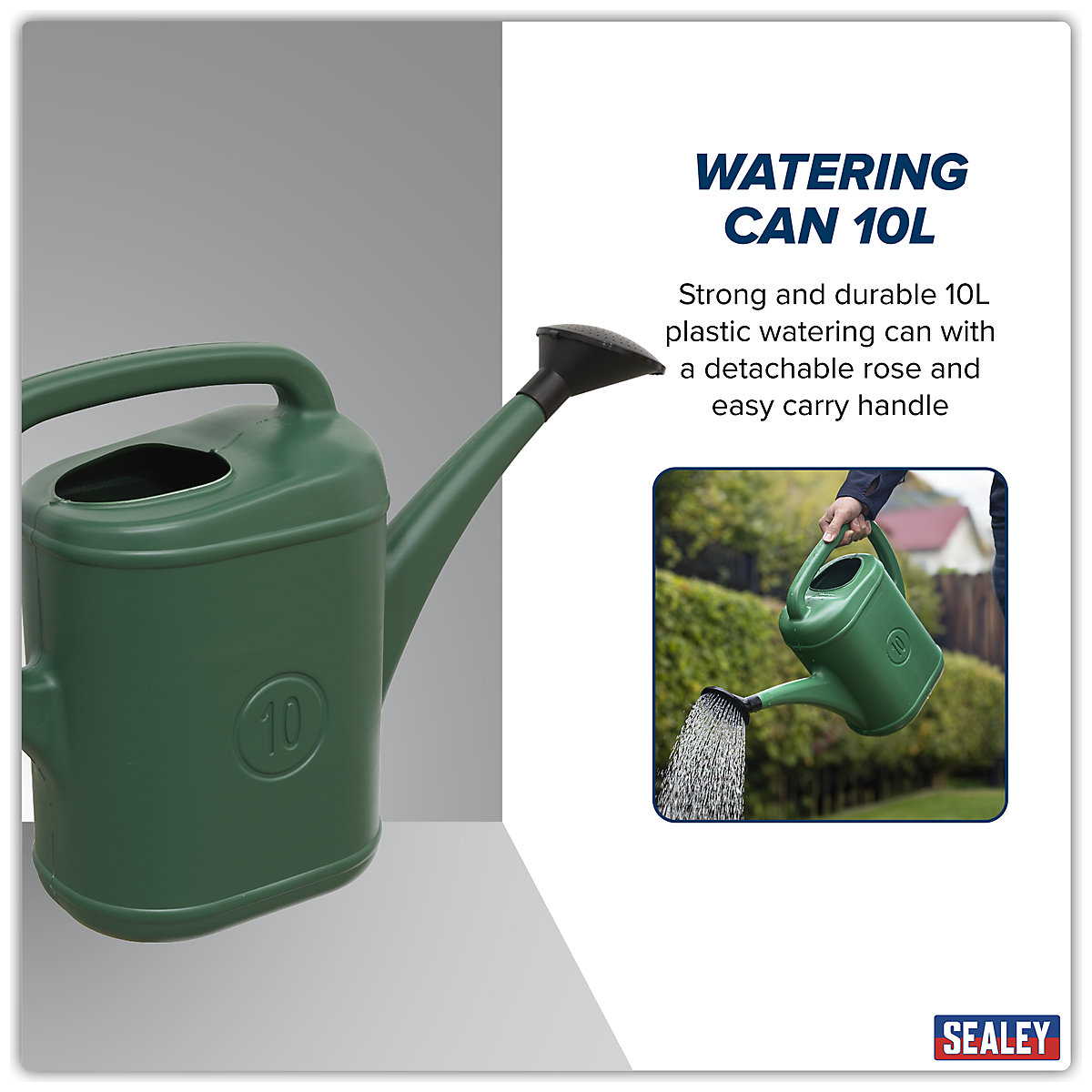 Sealey 10L Plastic Watering Can (Product illustration 7)-6