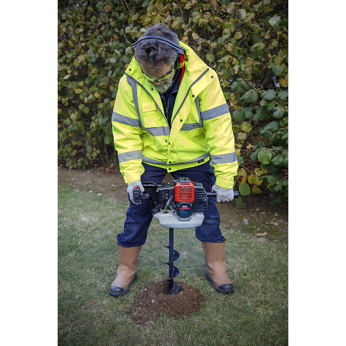 Sealey 2-Stroke Petrol Earth Auger (Product illustration 7)-6
