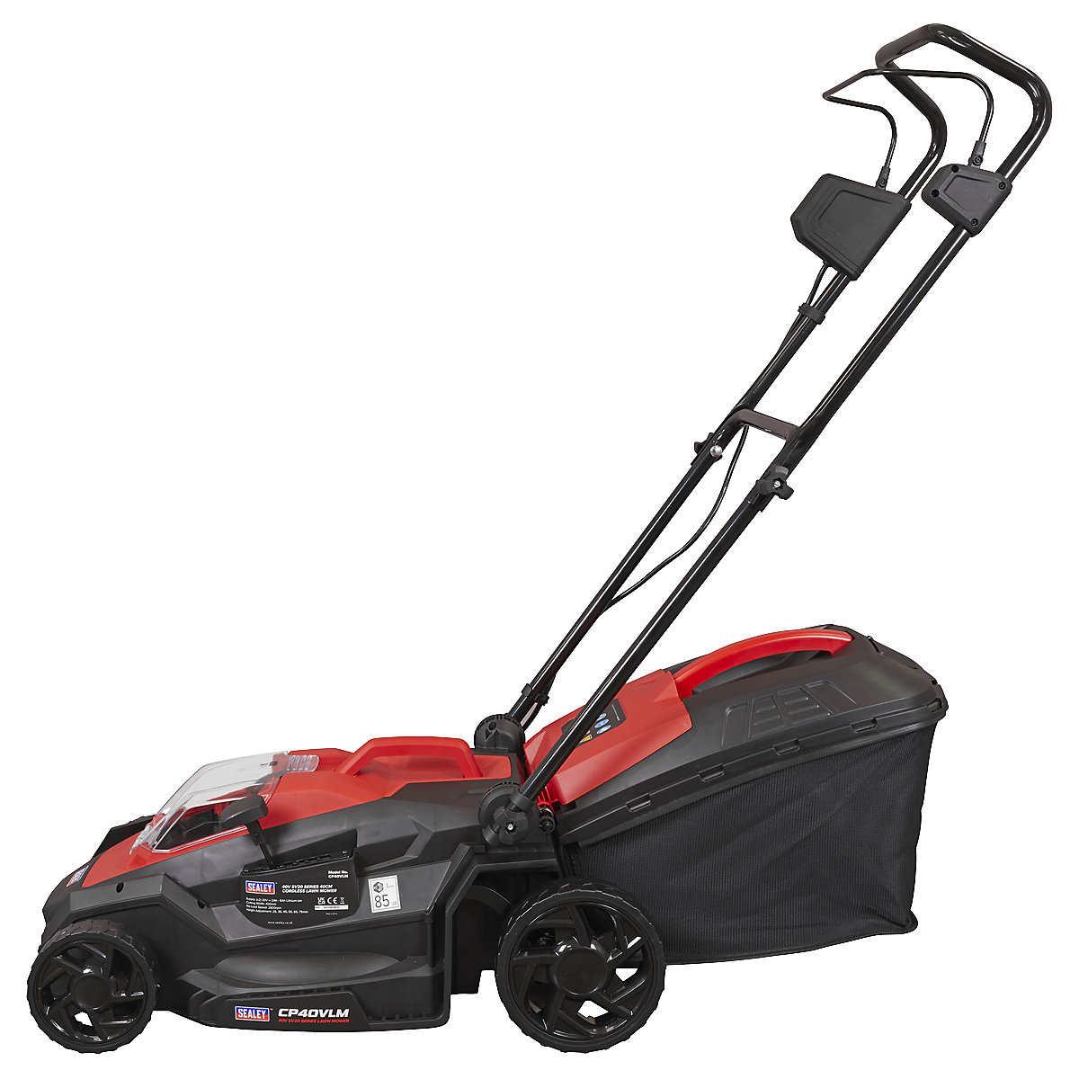 Sealey SV20 Series 40cm Cordless Lawn Mower (Product illustration 3)-2