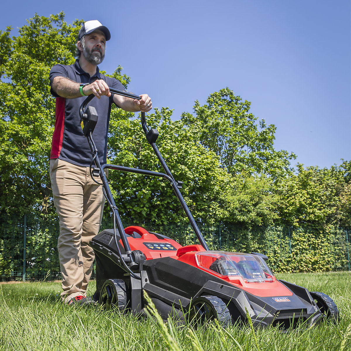 Sealey SV20 Series 40cm Cordless Lawn Mower (Product illustration 8)-7