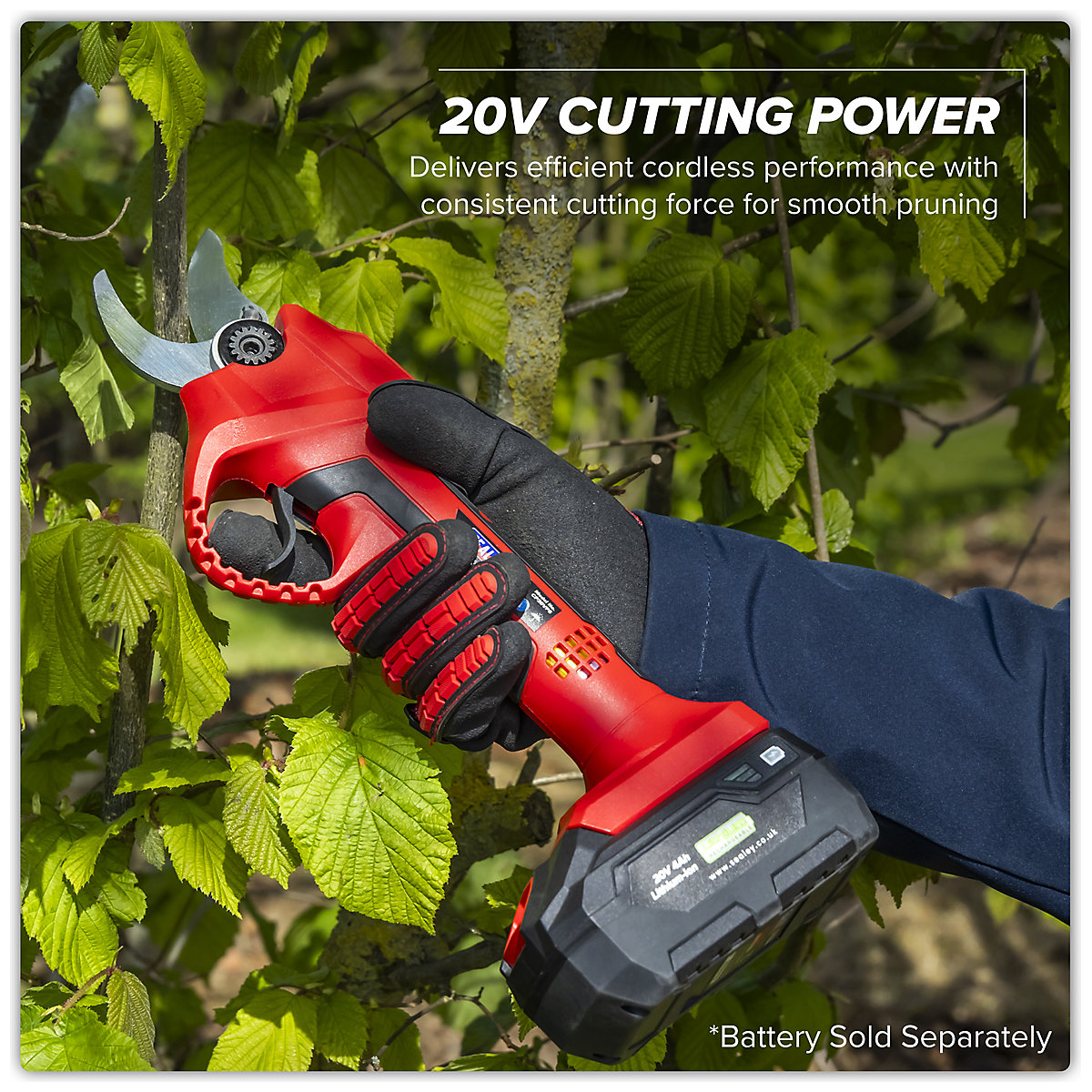 Sealey SV20 Series Brushless Cordless Pruning Shears (Product illustration 6)-5