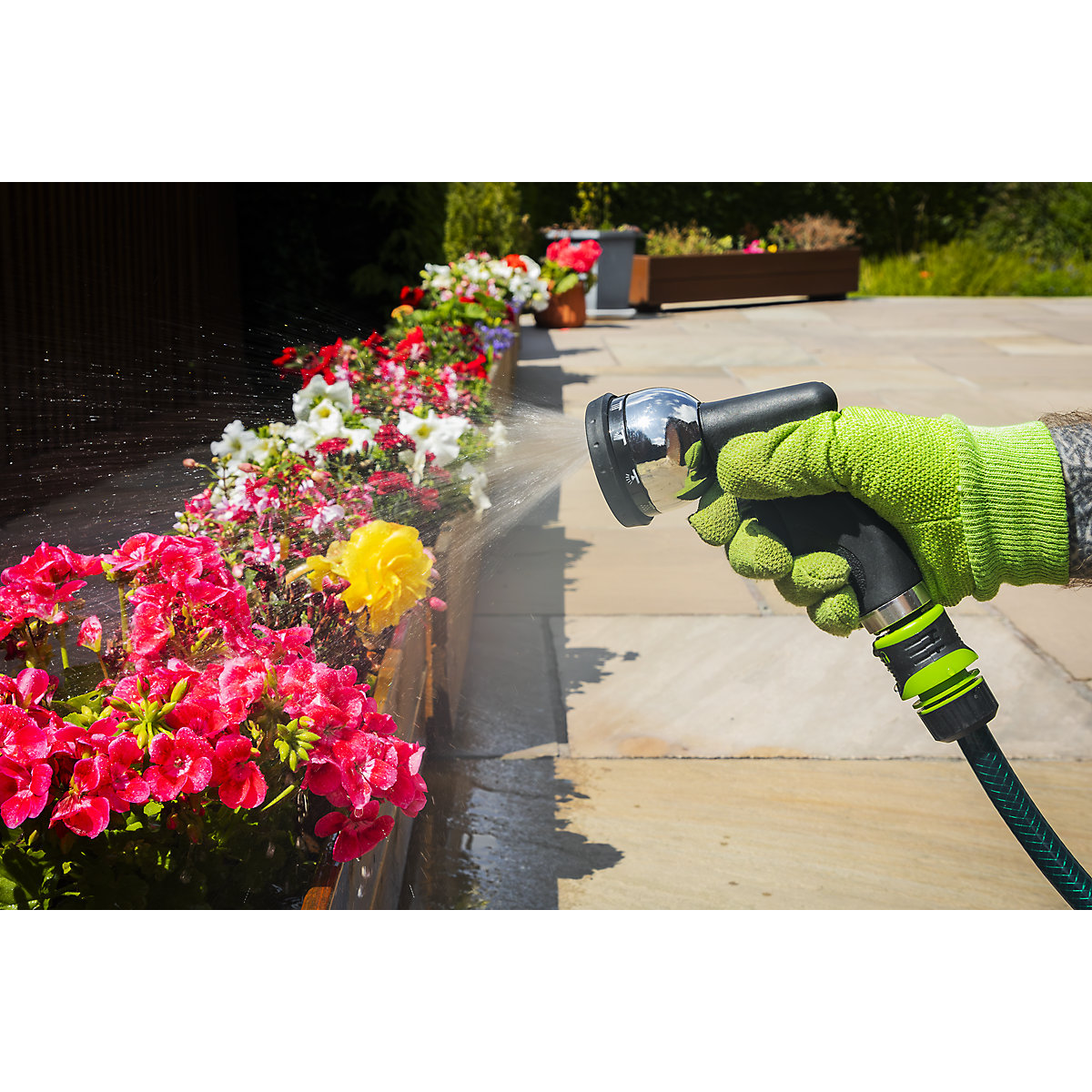 Sealey Spray Gun with Soft Grip Handle | 10-Pattern (Product illustration 3)-2