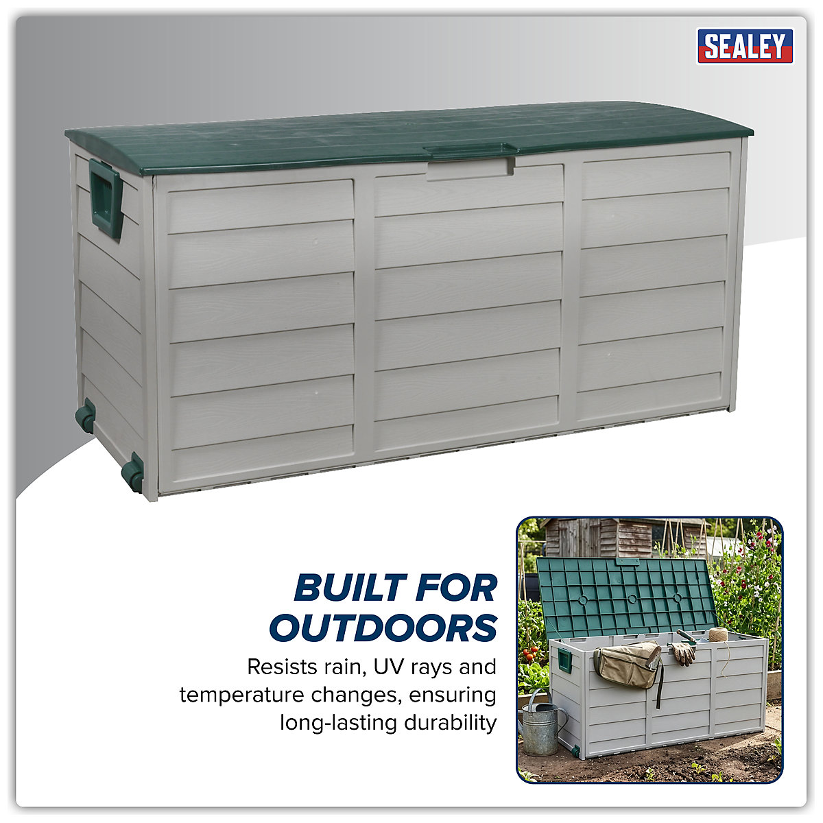 Sealey Outdoor Polypropylene Storage Box (Product illustration 5)-4
