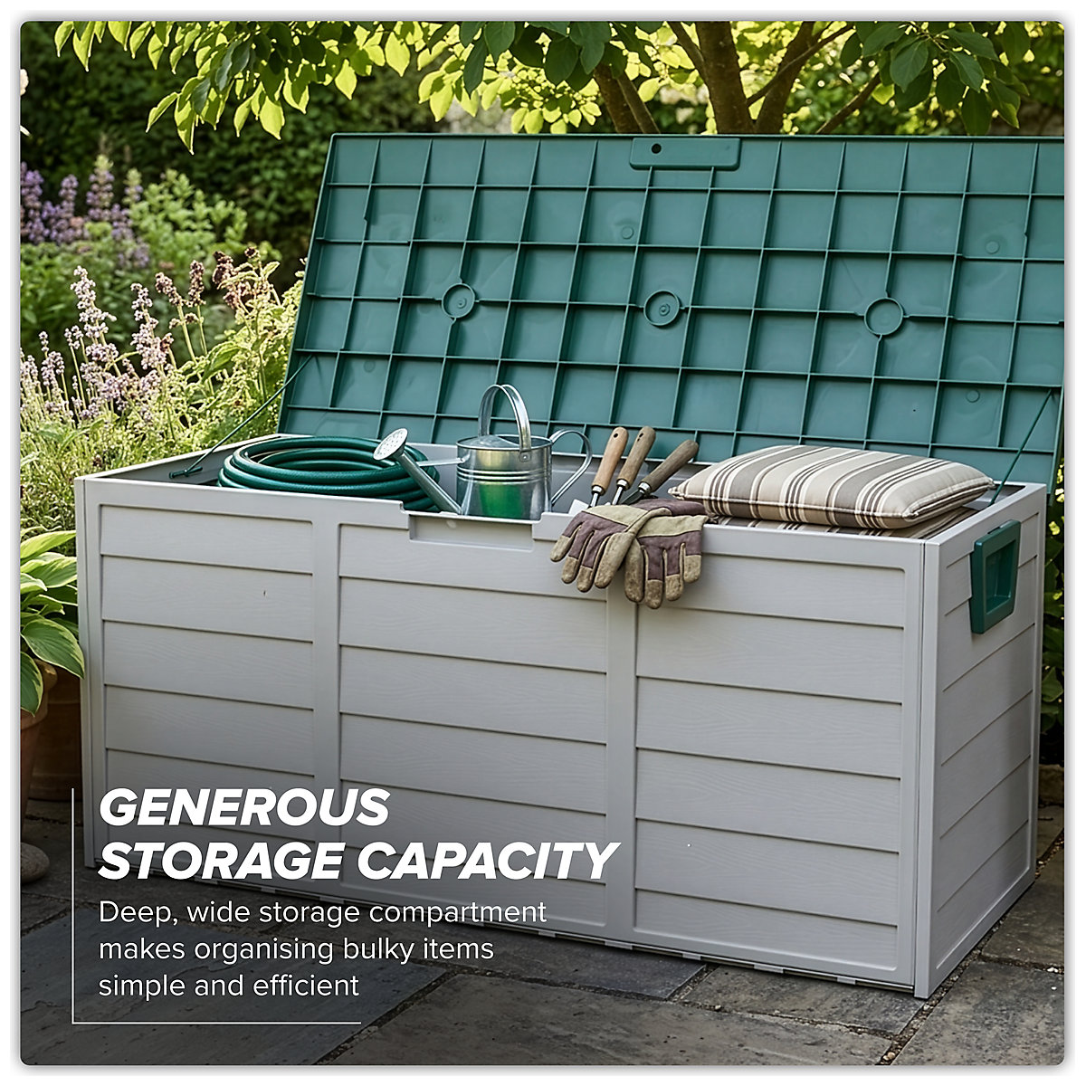 Sealey Outdoor Polypropylene Storage Box (Product illustration 6)-5