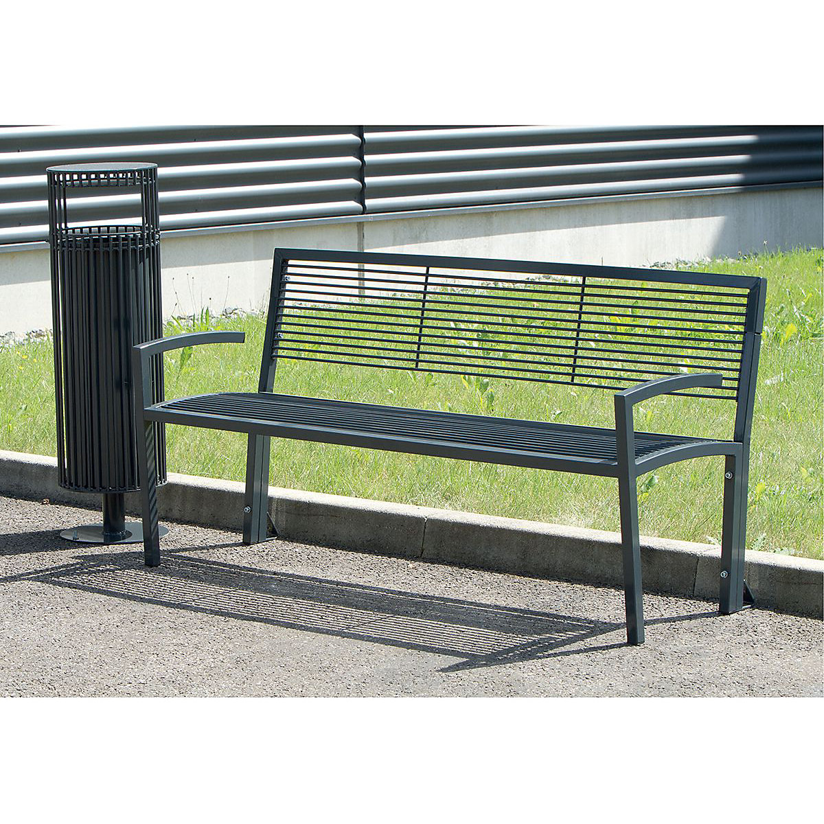 Metal Park Bench (Product illustration 2)-1