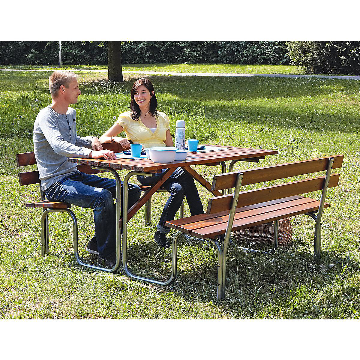 Picnic Table and Benches (Product illustration 2)-1
