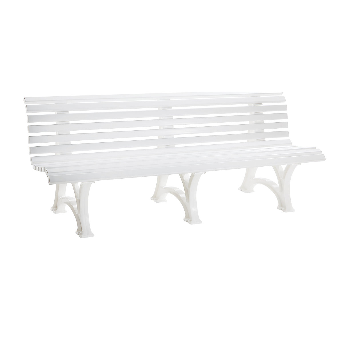 Plastic Park Benches | Green, Blue & White (Product illustration 12)-11