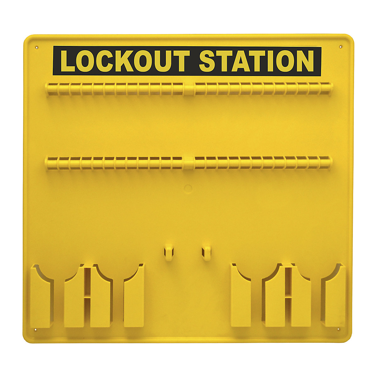 48 Station Lockout Board, 48 Station Lockout Board, 48 Station Lockout Board | 550 x 590 x 40mm | Board Only | Yellow-0