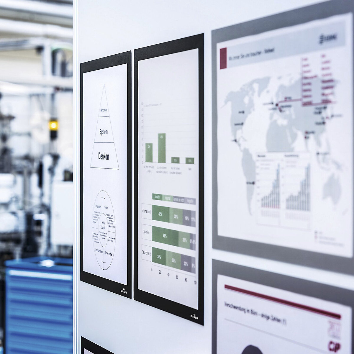 Durable DURAFRAME® Magnetic & Self Adhesive Signage Frames