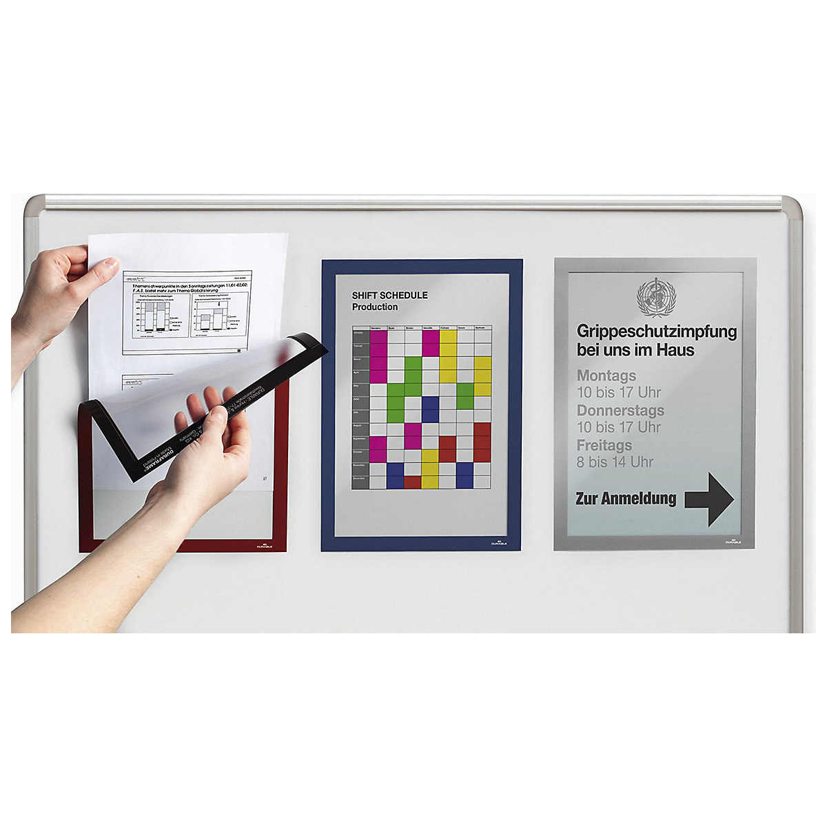 Durable DURAFRAME® Magnetic & Self Adhesive Signage Frames (Product illustration 8)-7