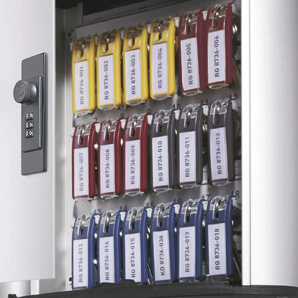 Durable Key Management System: Key Clips, Key Safes & Organisation Board (Product illustration 12)-11