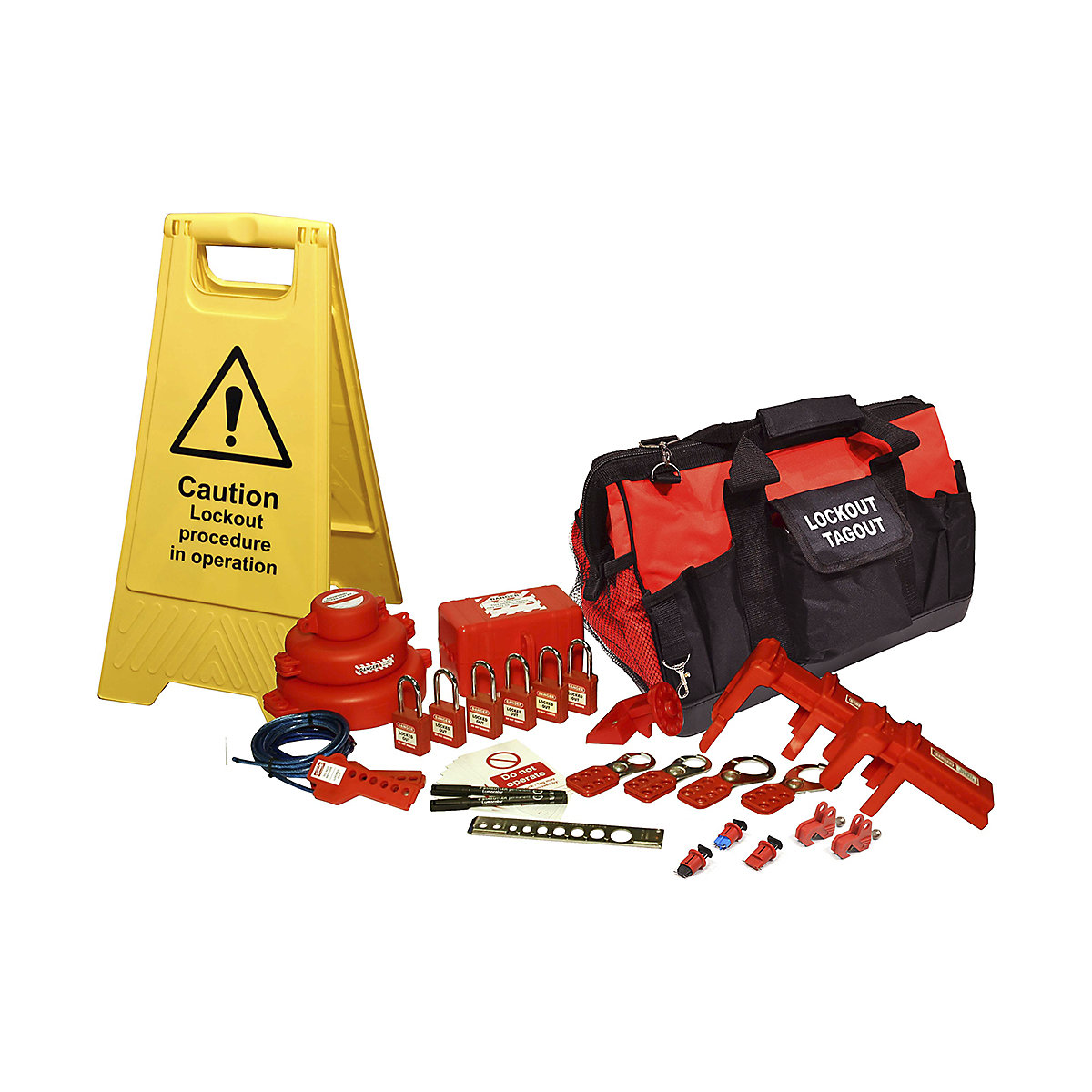 Lockout Kits, Lockout Kits, Large Lockout Kit | Includes Carry Bag-0