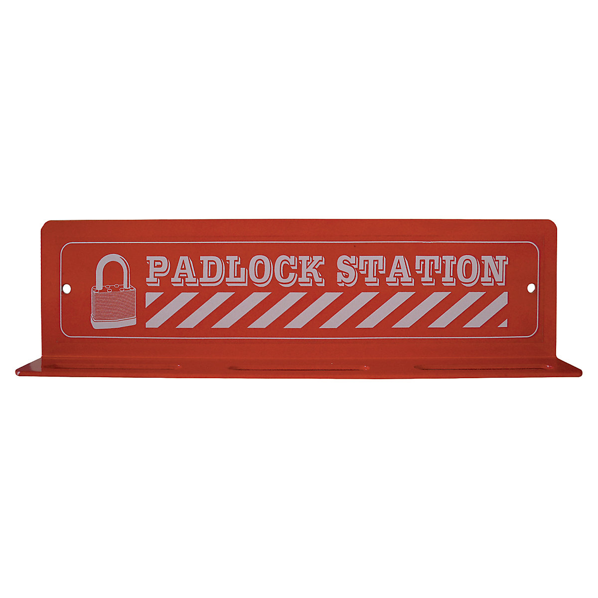 Padlock Station, Padlock Station, 18 Padlock Station | 72 x 368 x 31mm | Red-0