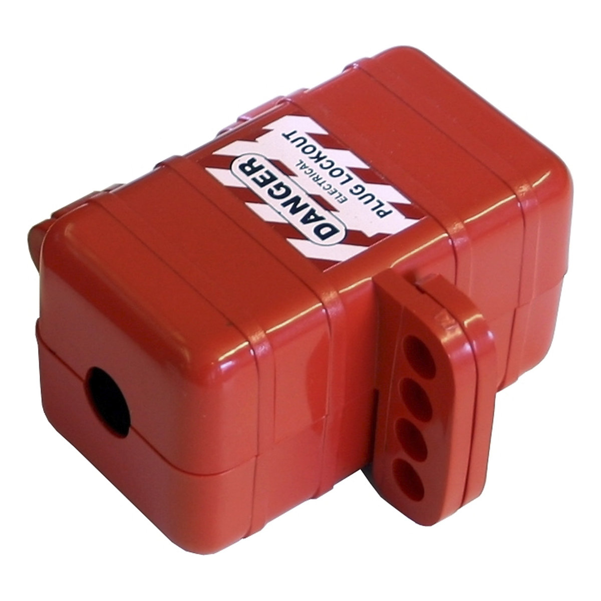Plug/Pneumatic Lockout, Plug/Pneumatic Lockout, Plug/Pneumatic Lockout | Small | 4 Holes | Red-0