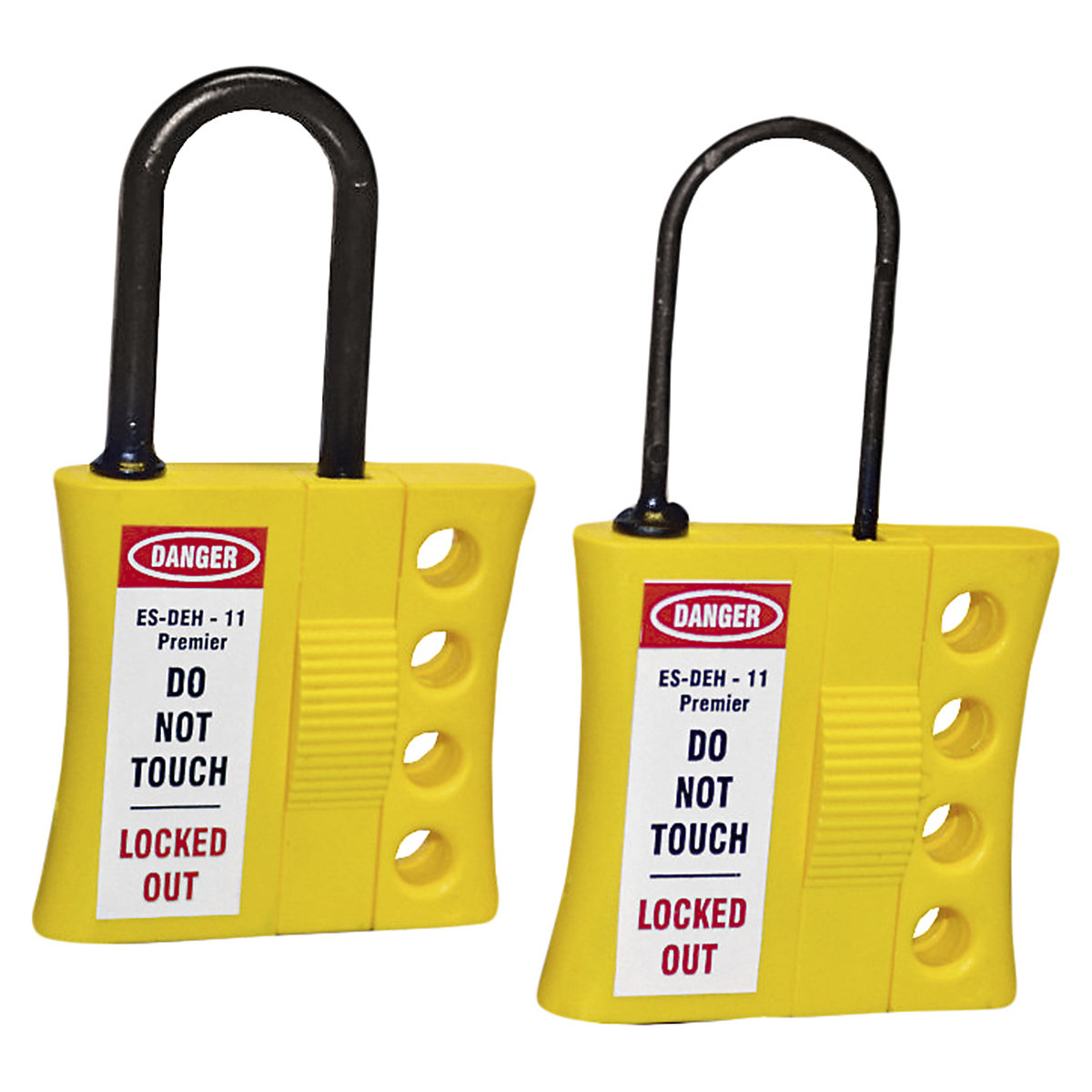 Premier Dielectric Lockout Hasps, Premier Dielectric Lockout Hasps, Dielectric Lockout Hasp | 4 Holes | 6mm Thread | Yellow-0