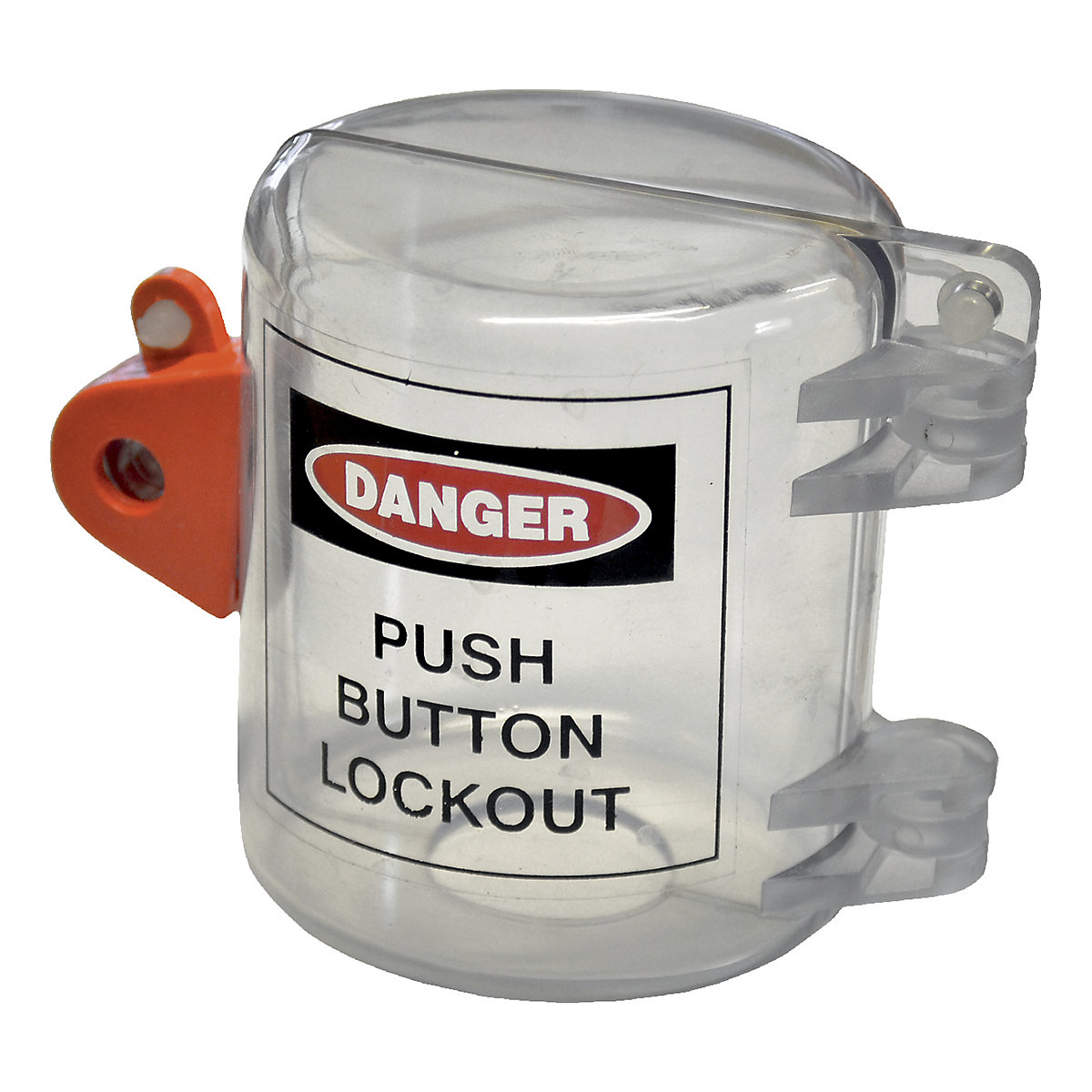 Push Button Lockout, Push Button Lockout, Push Button Lockout | Large | Red-0