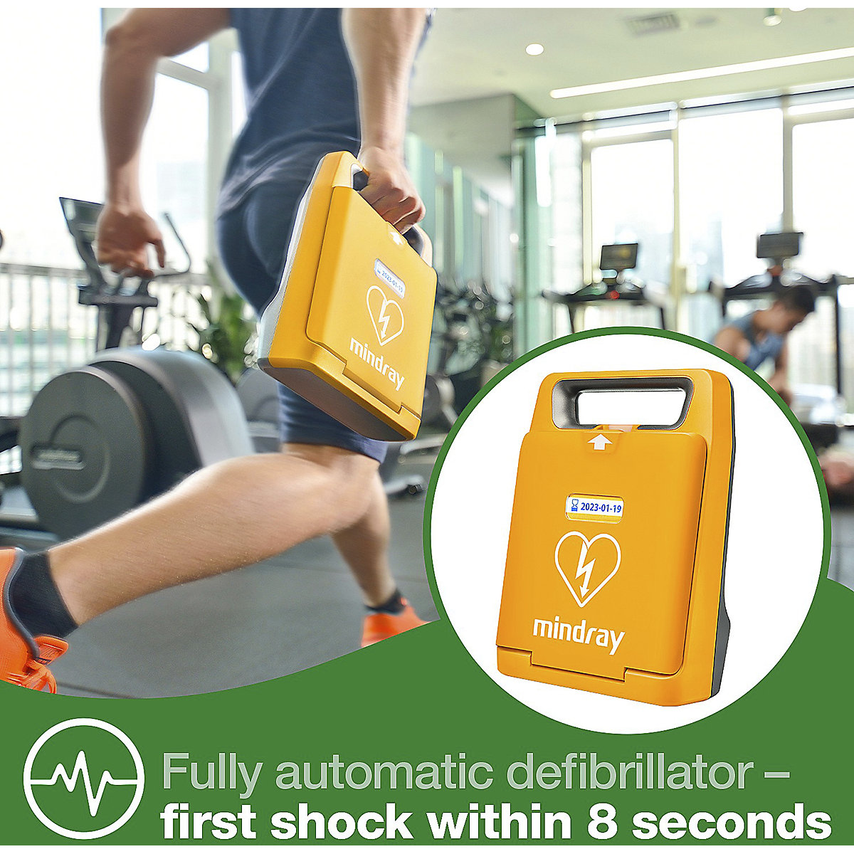 Mindray BeneHeart C1A AED Defibrillator (Product illustration 2)-1