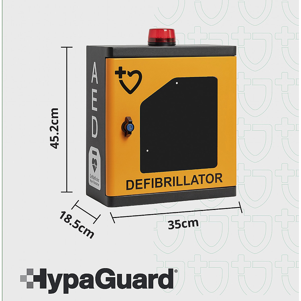 Mindray BeneHeart C1A AED Package with HypaGuard Indoor Cabinet (Product illustration 2)-1
