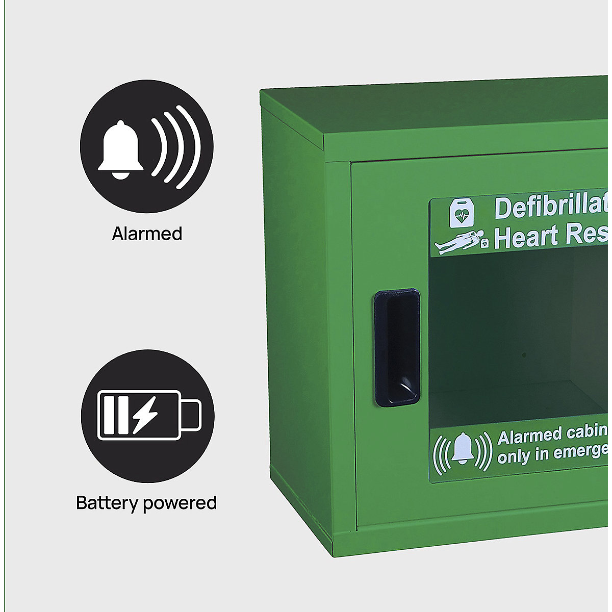 Mindray BeneHeart C1A AED Package with Wall-Mount Cabinet (Product illustration 2)-1