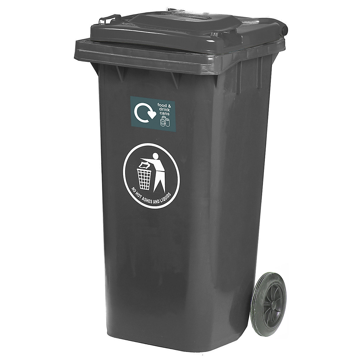 120 Litre Wheelie Bins - Set of 4 (Product illustration 2)-1