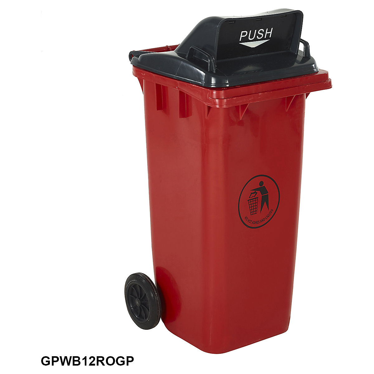 120 Litre Wheelie Bins with Lid Options (Product illustration 2)-1