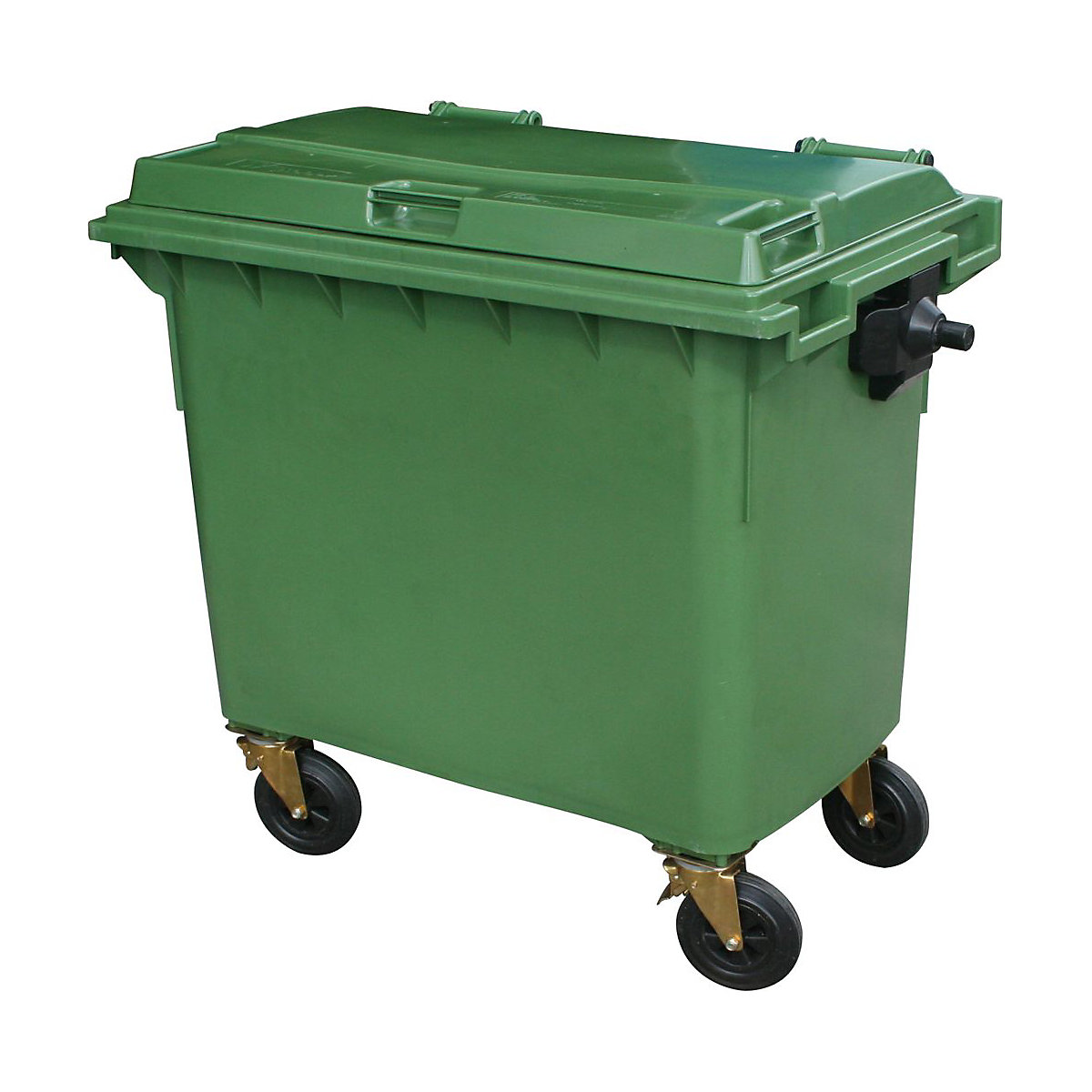 660 Litre Wheelie Bins, 660 Litre Wheelie Bins, Wheelie Bin | 1210h x 1370w x 780d mm | 660L | Green-4