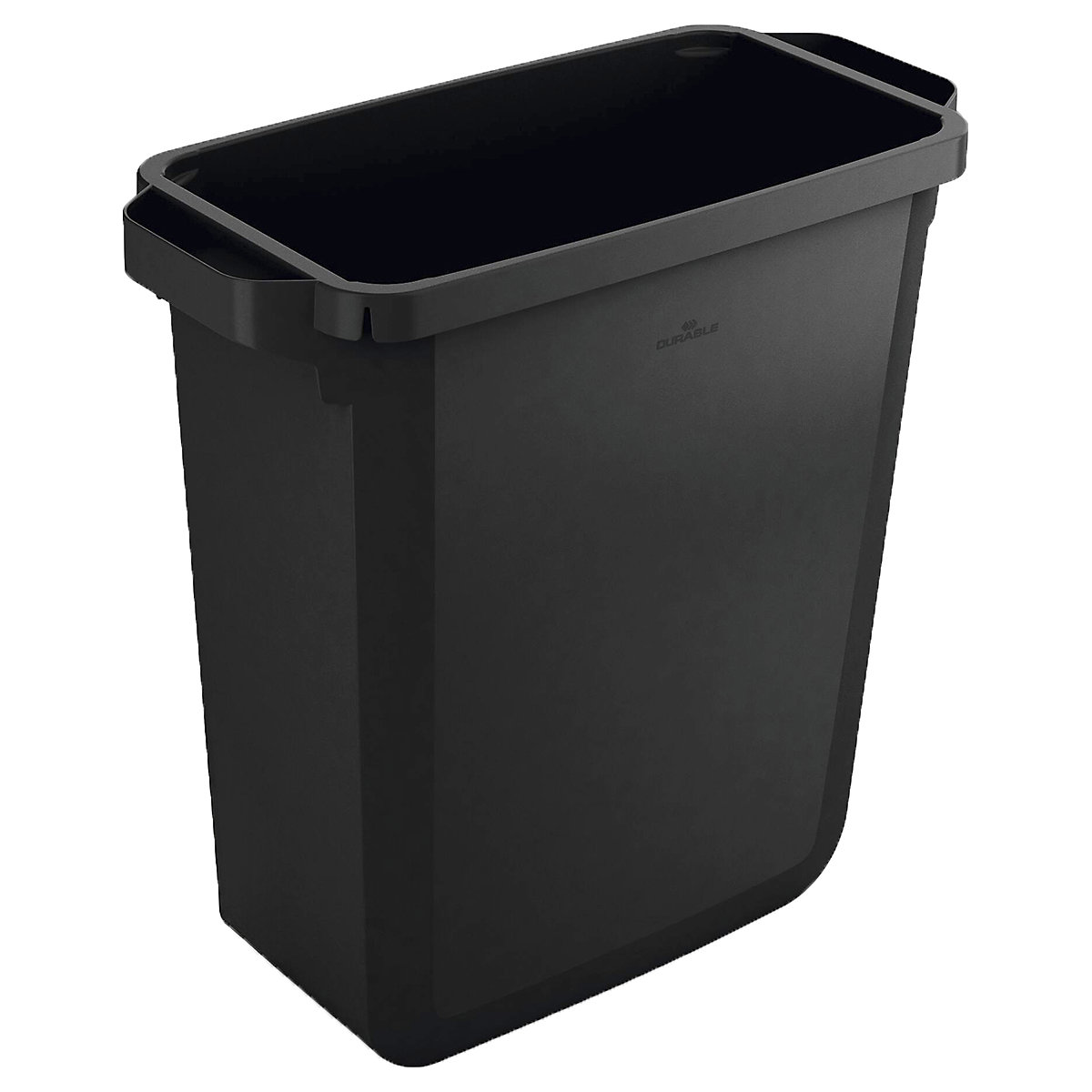 Durable DURABIN Waste & Recycling Bins, Durable DURABIN Waste & Recycling Bins, Durable DURABIN 60L | Eco Recycled Plastic Waste & Recycling Bin | Black | No Lid-0