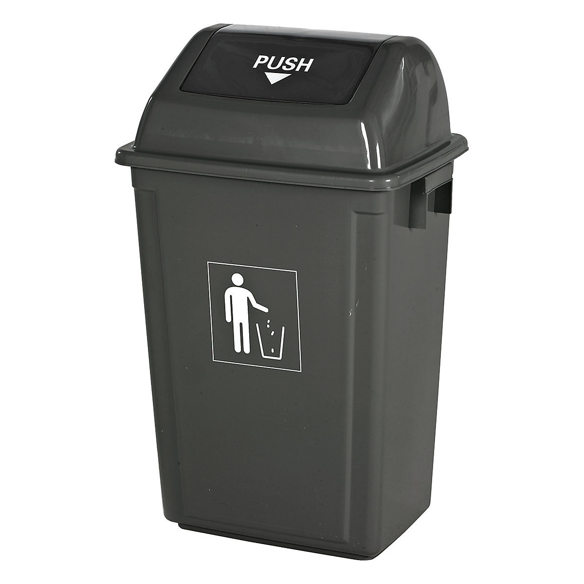 Push Flap Waste Bins, Push Flap Waste Bins, Push Flap Waste Bin | 670h x 420w x 300d mm | 50 Litre-0