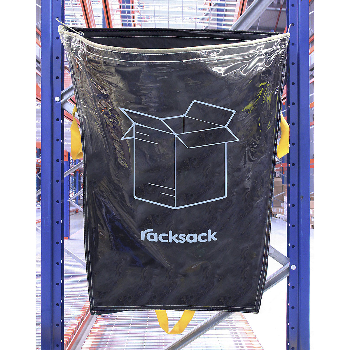 Racksack Clear - Symbol Only, Racksack Clear - Symbol Only, Clear Racksack | Cardboard Logo | 1000h x 920w mm | 160 Litre Capacity | Pack of 5-0