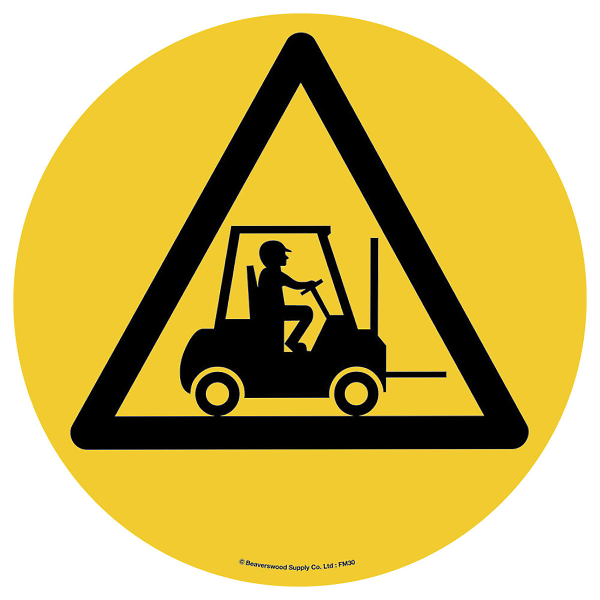 Beaverswood Floor Graphic Markers, Beaverswood Floor Graphic Markers, Beaverswood Floor Graphic Markers | 430mm | Forklift Truck Area-0