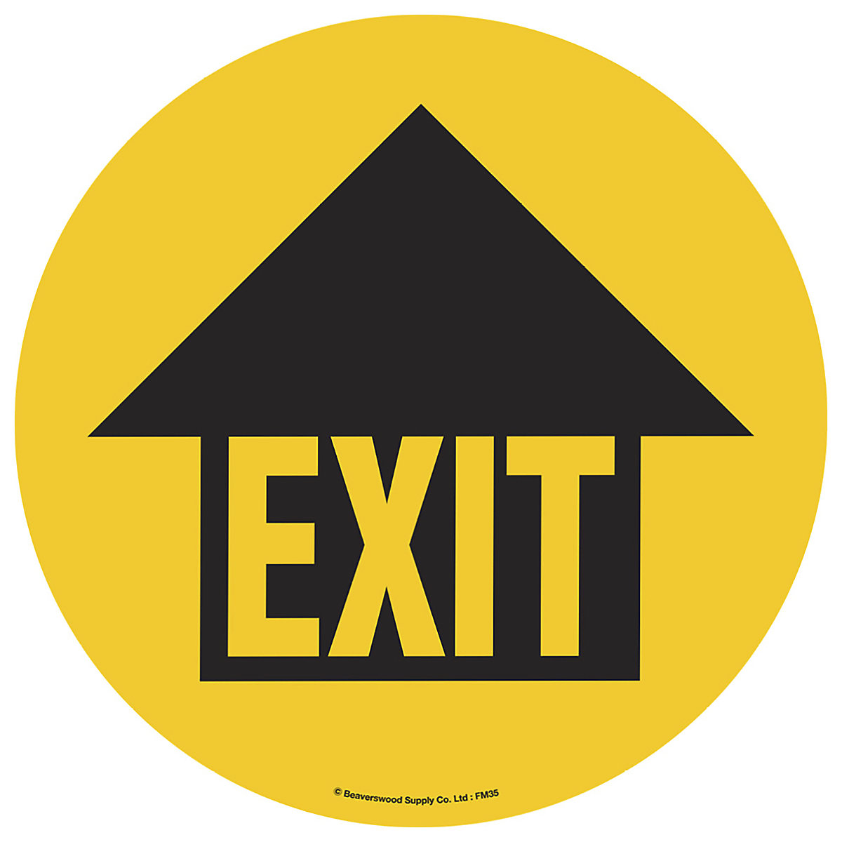 Beaverswood Floor Graphic Markers, Beaverswood Floor Graphic Markers, Beaverswood Floor Graphic Markers | 430mm | Fire Exit-0