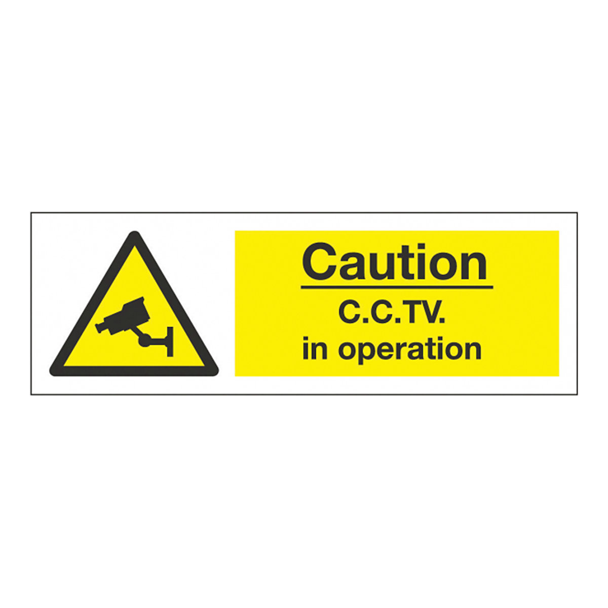Caution CCTV In Operation Safety Signs