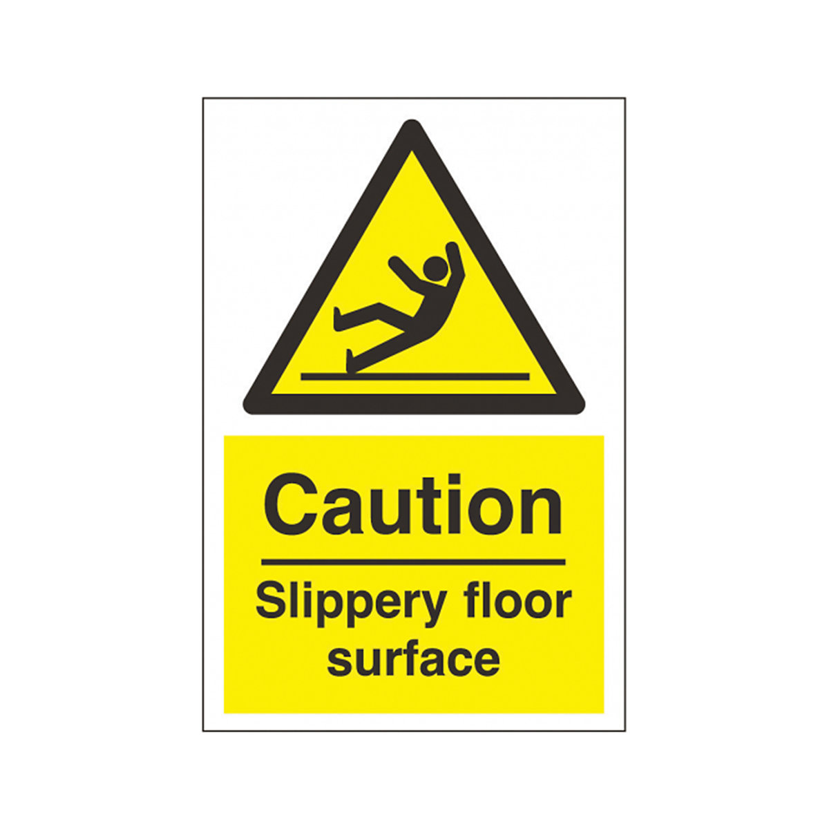 Caution Slippery Floor Surface Safety Sign